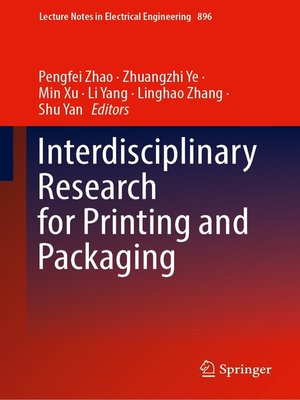 cover image of Interdisciplinary Research for Printing and Packaging